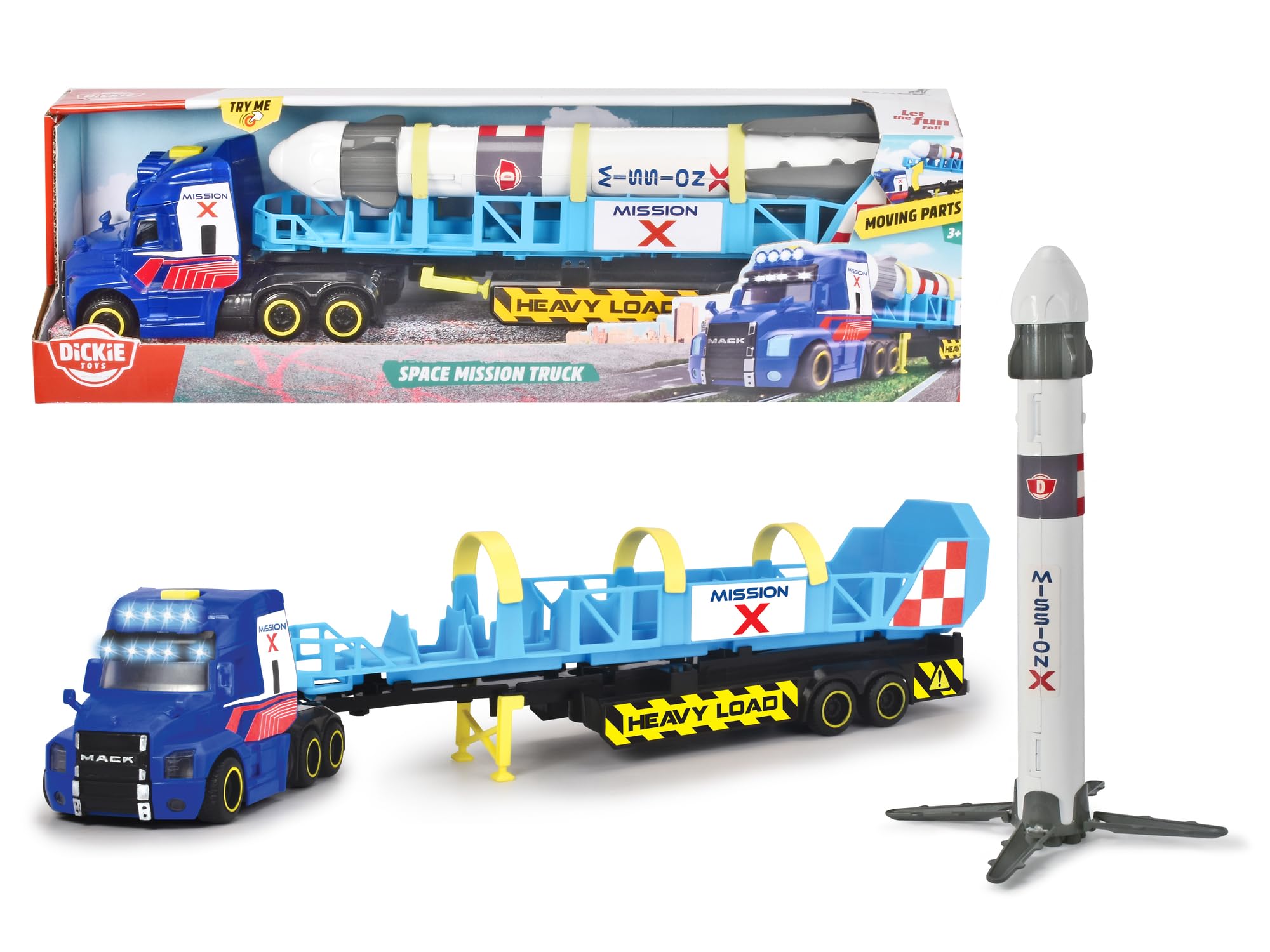 dickie-toys-go-real-space-mission-truck-lkw-41-cm-mit-licht-sound image 1