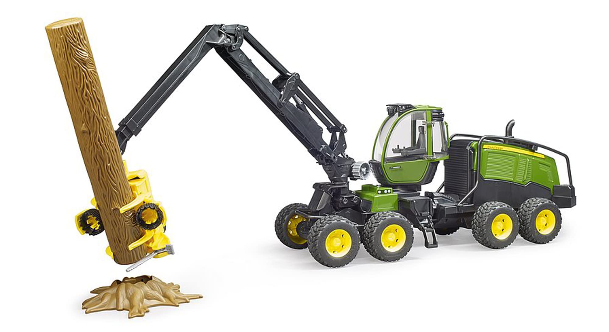 bruder-profi-series-john-deere-1270g-harvester-mit-baumstamm image 5