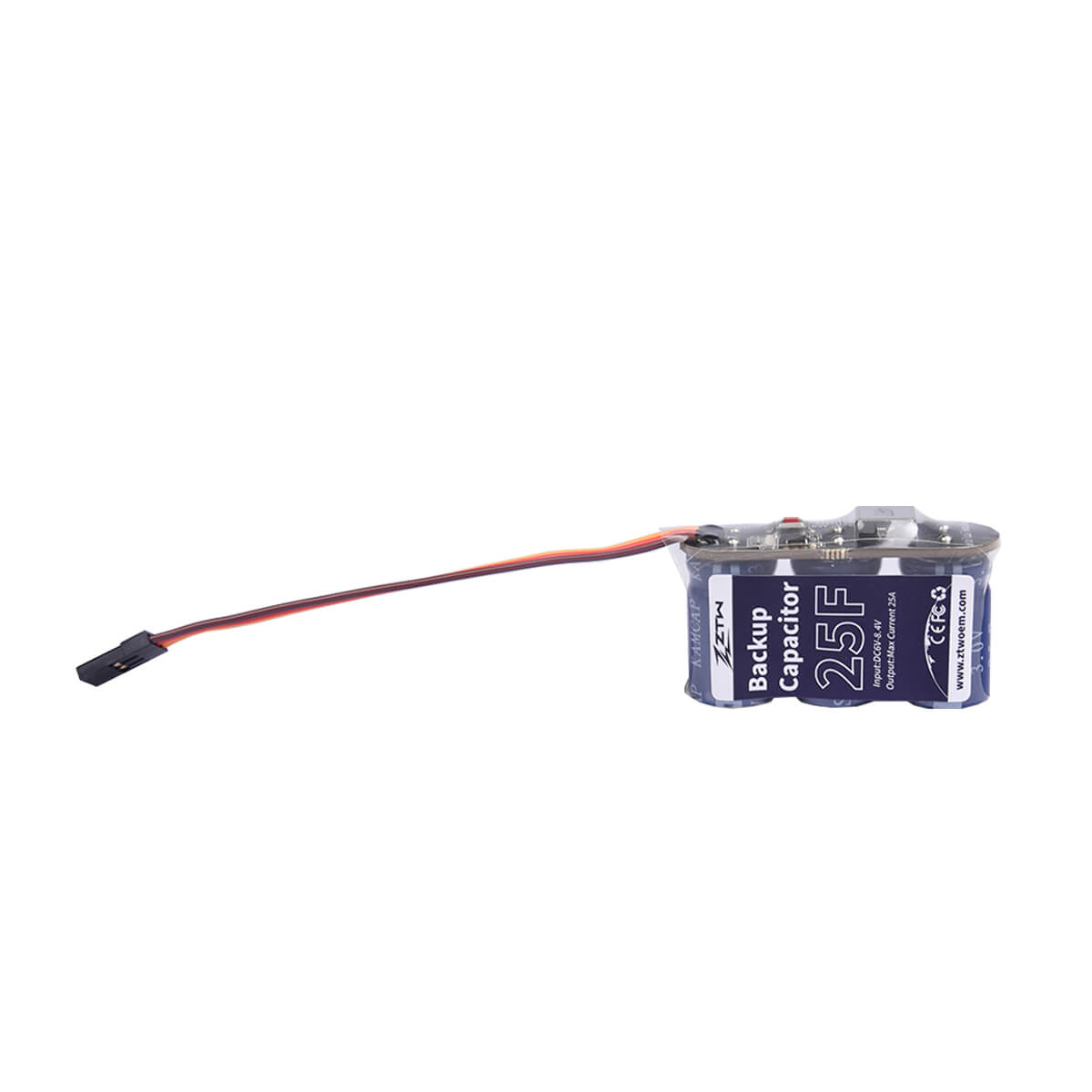 ztw-kondensator-puffer-25f-bec-backup-6v-25a-helikopter image 3
