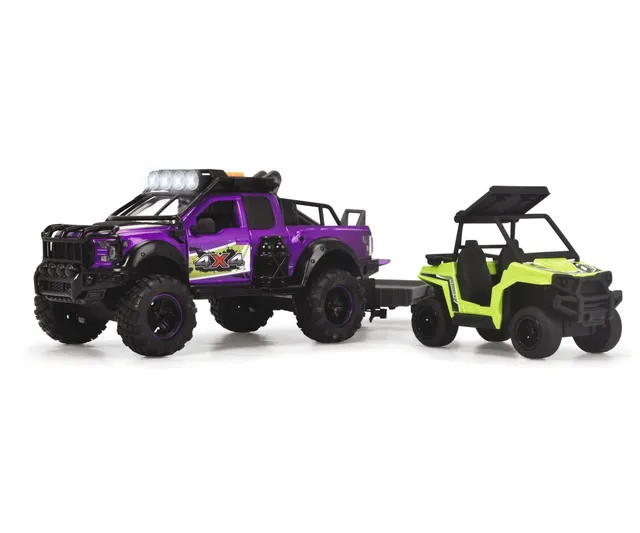 dickie-toys-go-real-country-trail-ford-raptor-spielzeugauto-3-in-1 image 1
