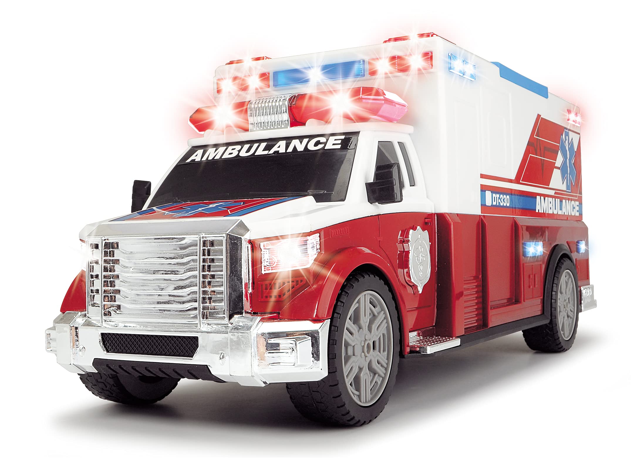 dickie-sos-krankenwagen-ambulance-33-cm-mit-trage image 5