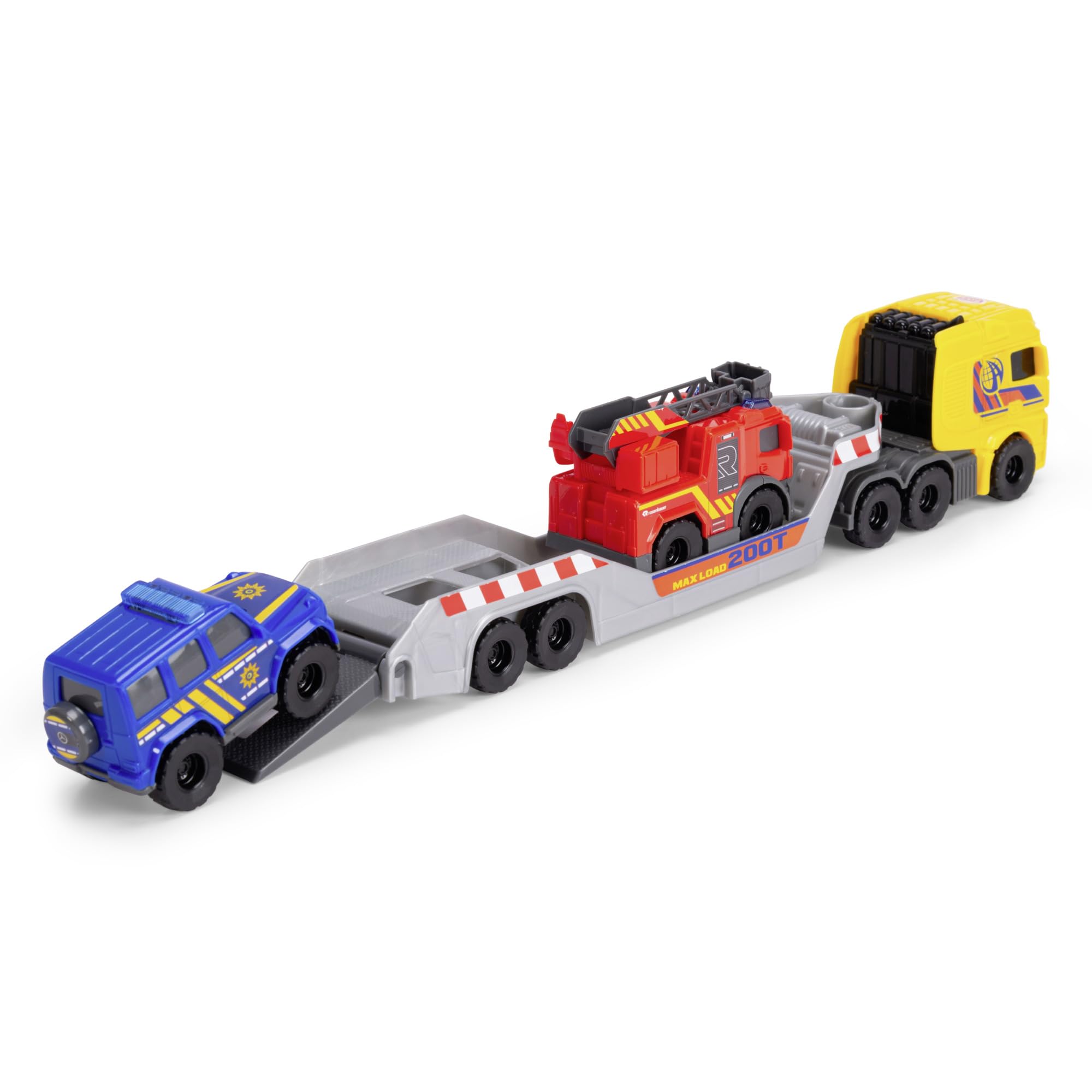 dickie-toys-sos-micro-rescue-truck-spielzeug-set-32-cm-mit-anh-nger image 2