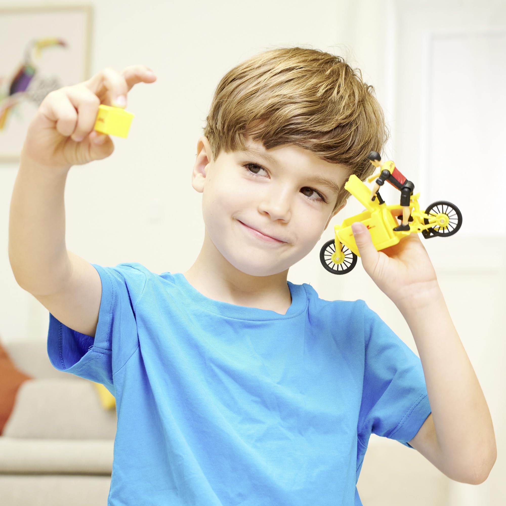 dickie-toys-go-real-dhl-delivery-set-25-cm-mit-sound image 5