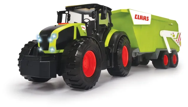 dickie-go-real-claas-traktor-anh-nger-64-cm-licht-sound image 1