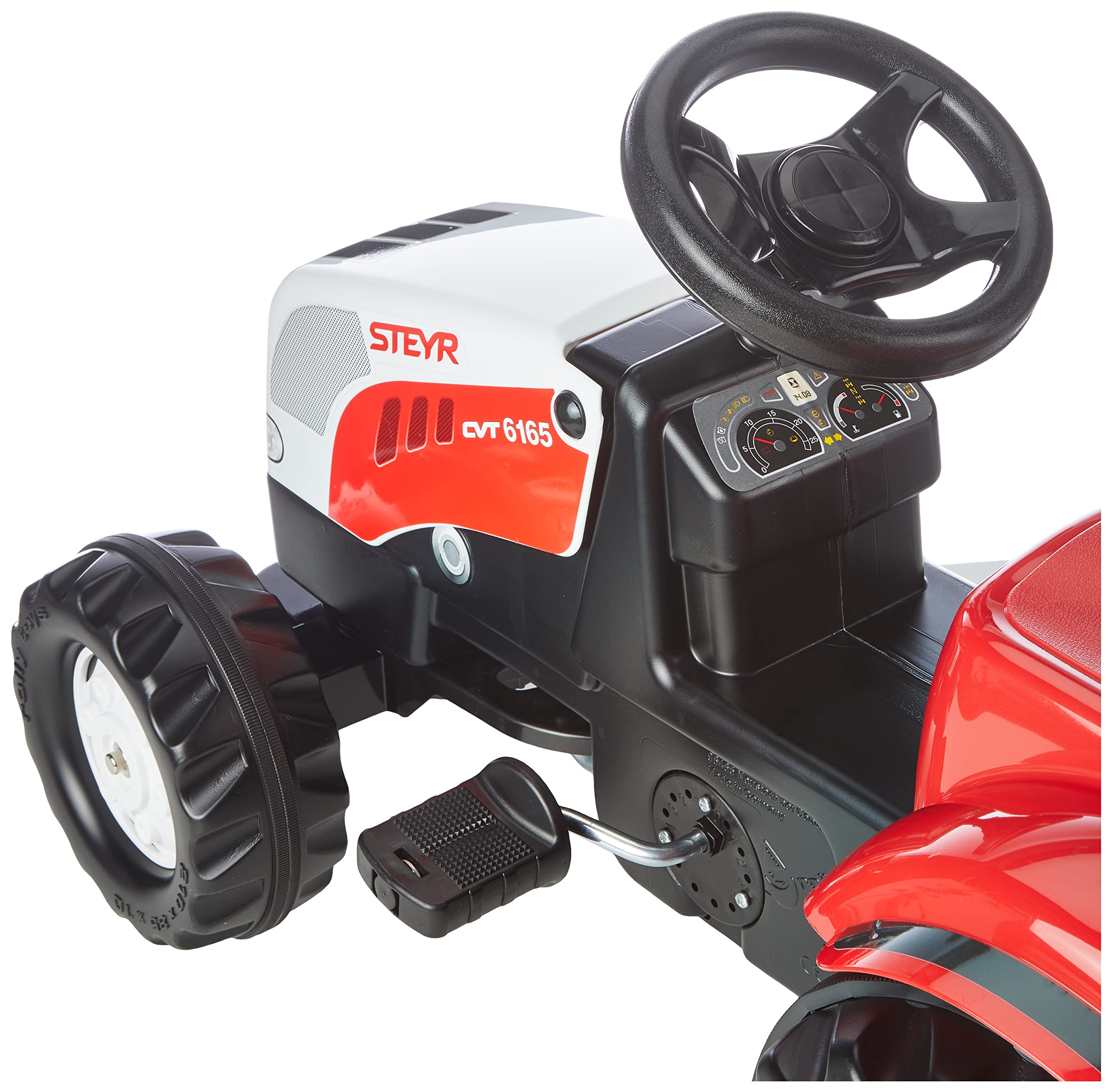 rolly-toys-rollykid-steyr-6165-cvt-trettraktor-mit-anh-nger image 3
