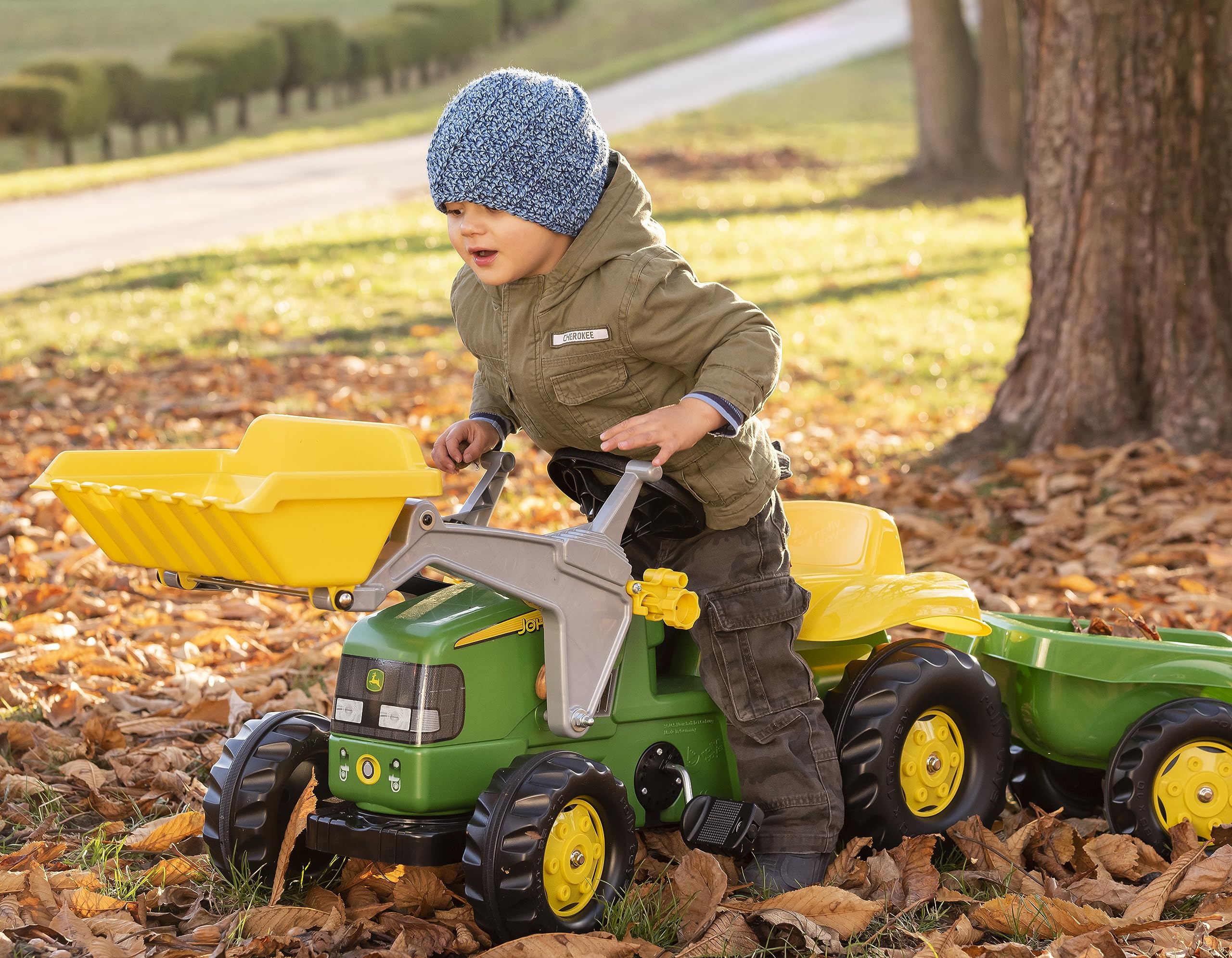 rolly-toys-rollykid-john-deere-trettraktor-single-mit-frontlader image 4