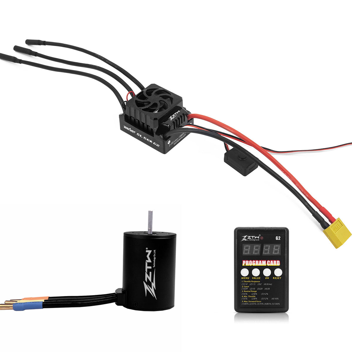 ztw-beast-g2-50a-combo-regler-3650-2950kv-1-10-wasserdicht image 3