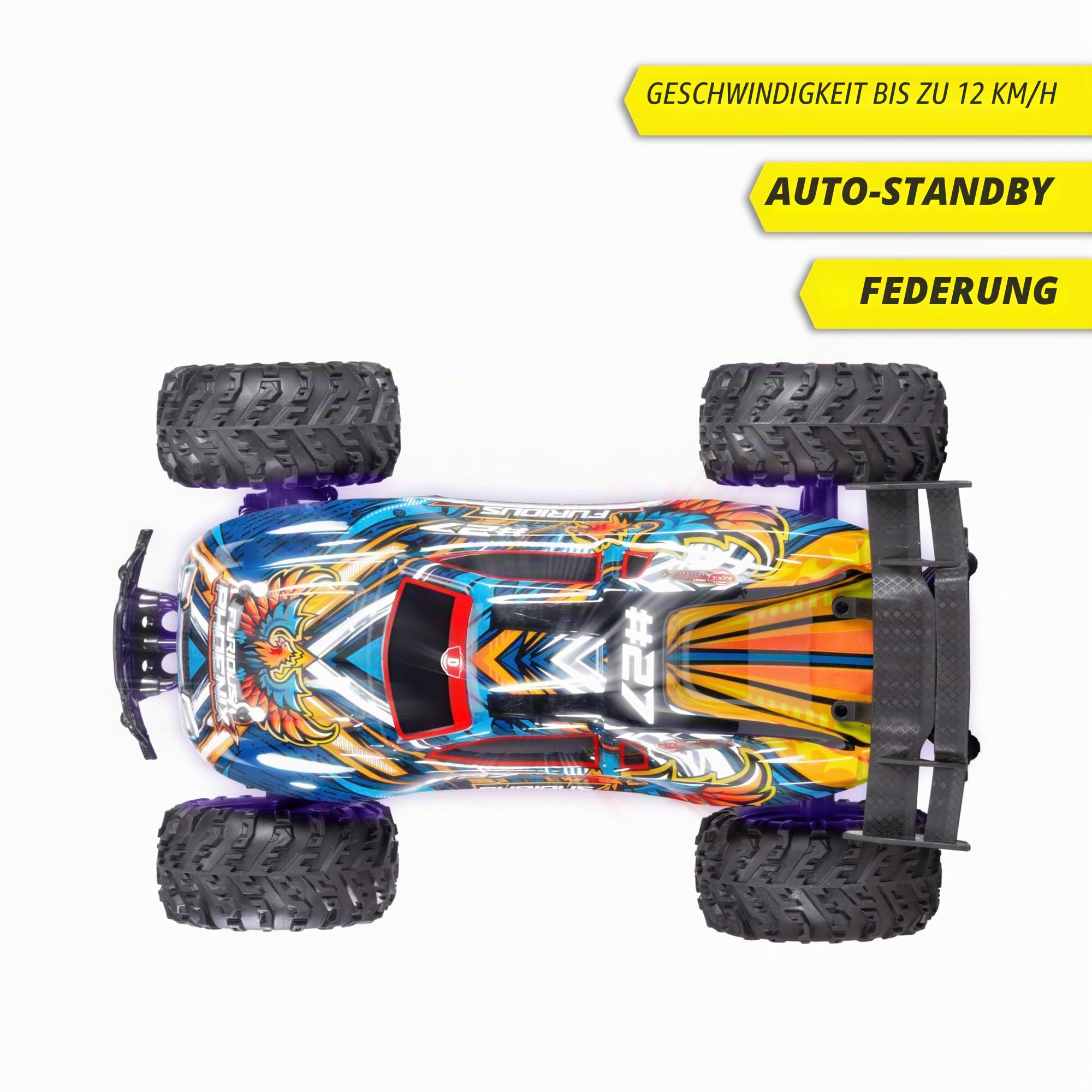 dickie-toys-go-crazy-furious-phoenix-rc-auto-40cm-12km-h image 4