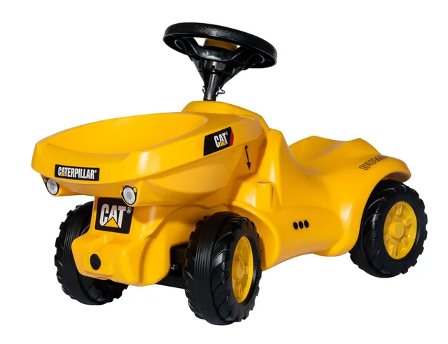 rolly-toys-rollyminitrac-132249-cat-dumper-rutscher-gelb-kippmulde image 1