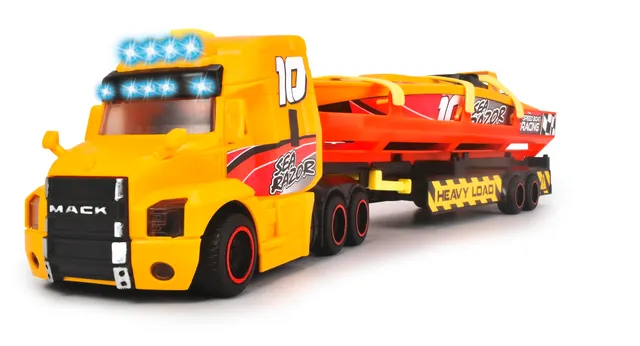 dickie-toys-go-real-sea-race-truck-lkw-boot-orange image 1