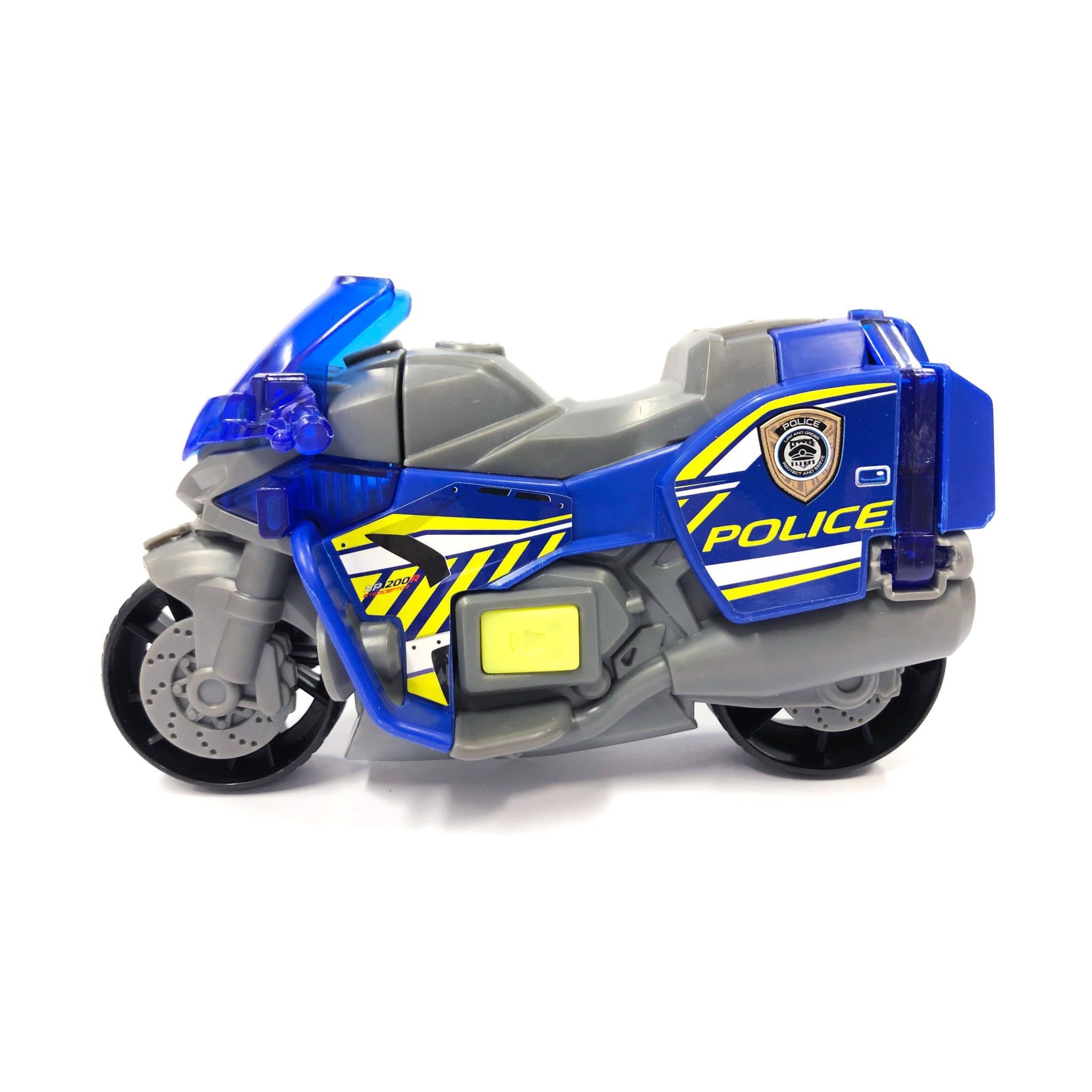 dickie-sos-polizei-motorrad-203302031-spielzeugmotorrad-15cm-licht image 5