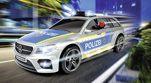 dickie-toys-sos-mercedes-amg-e43-polizeiauto-30cm-silber-blau-sound image 7