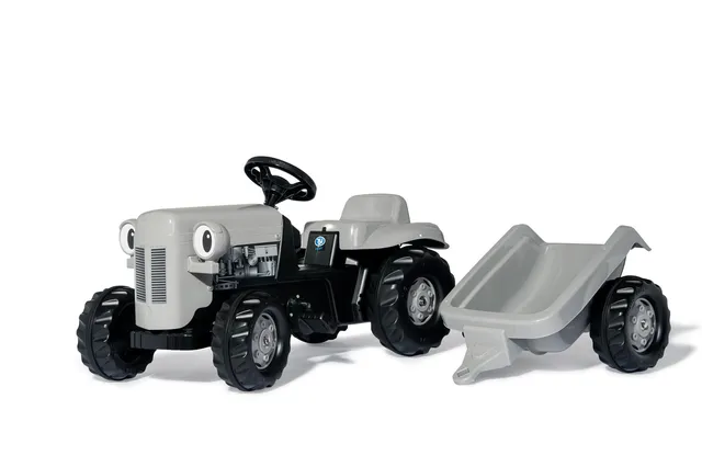 rolly-toys-rollykid-little-grey-fergie-trettraktor-mit-anh-nger image 1