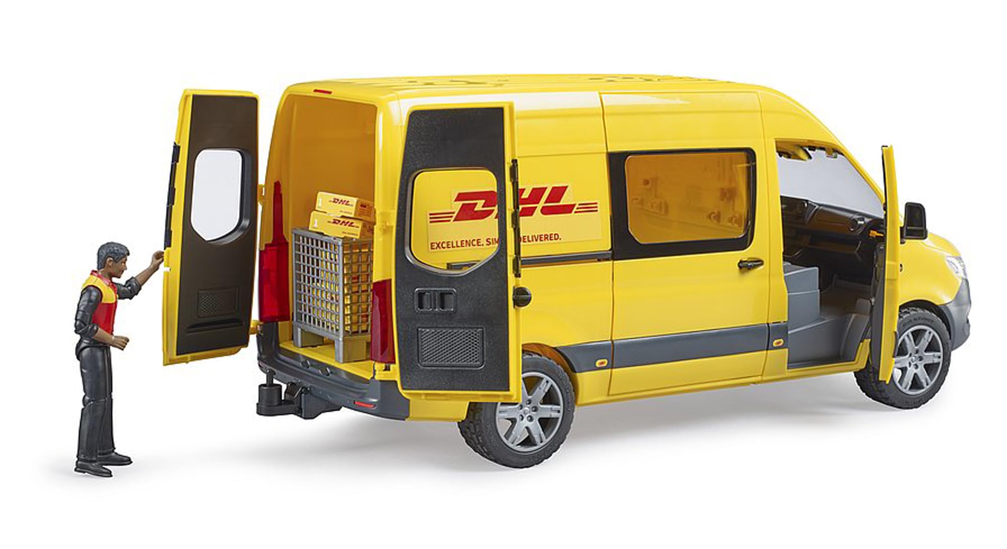 bruder-profi-02671-mb-sprinter-dhl-lieferwagen-mit-fahrer image 4