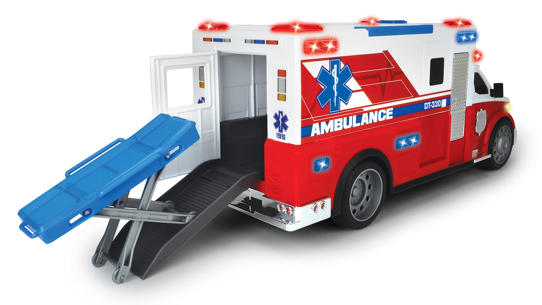 dickie-sos-krankenwagen-ambulance-33-cm-mit-trage image 3