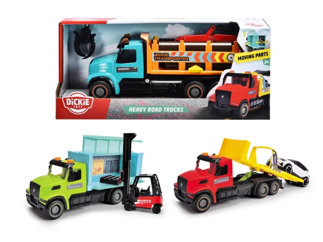 dickie-toys-go-real-heavy-road-truck-volvo-vhd-300-22-cm image 1