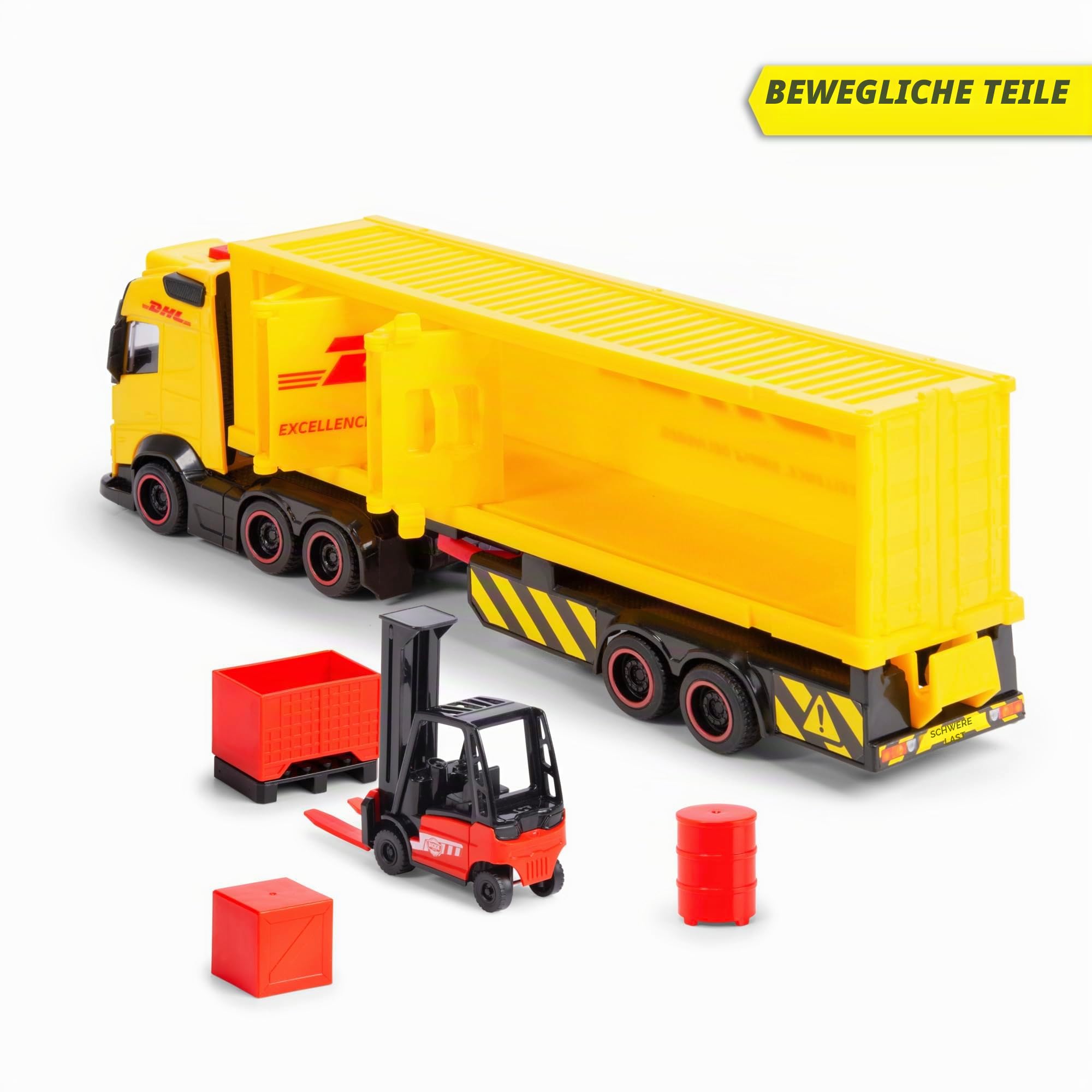 dickie-toys-go-real-volvo-dhl-truck-fh16-lkw-35-cm image 2