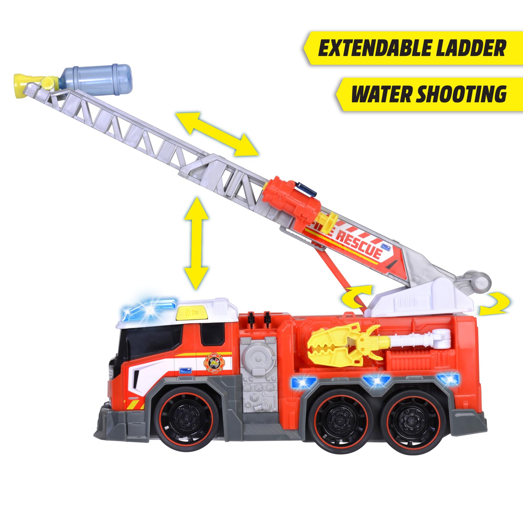 dickie-sos-feuerwehrauto-37-5-cm-wasserspritze-leiter-sound image 3