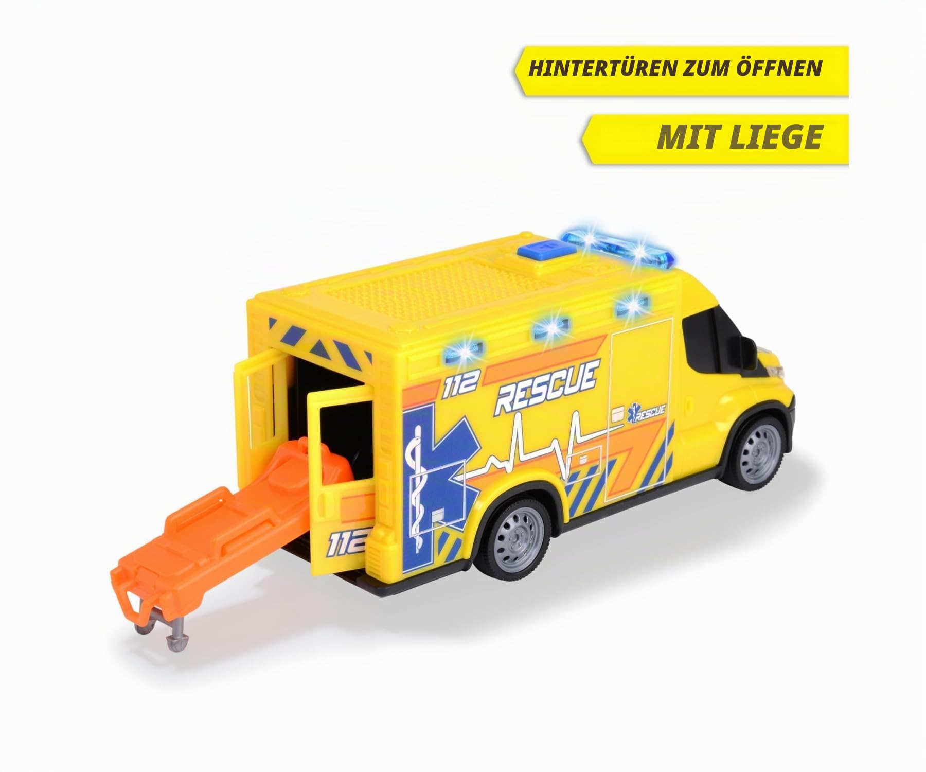 dickie-toys-sos-iveco-daily-krankenwagen-spielzeugauto-18-cm image 2