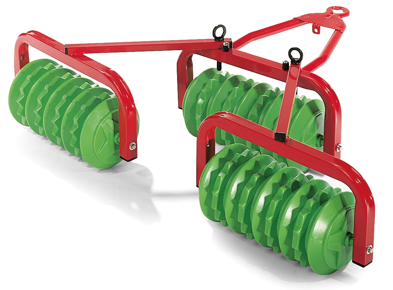 rolly-toys-rollytrailer-rollyfarm-roller-walze-rot-silber-1-teilig image 6
