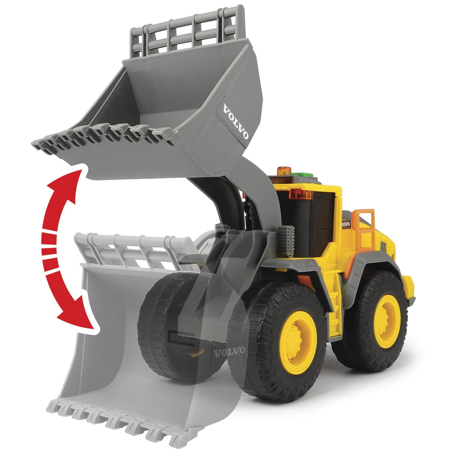dickie-go-real-volvo-radlader-spielzeug-23cm-gelb-grau-licht image 3