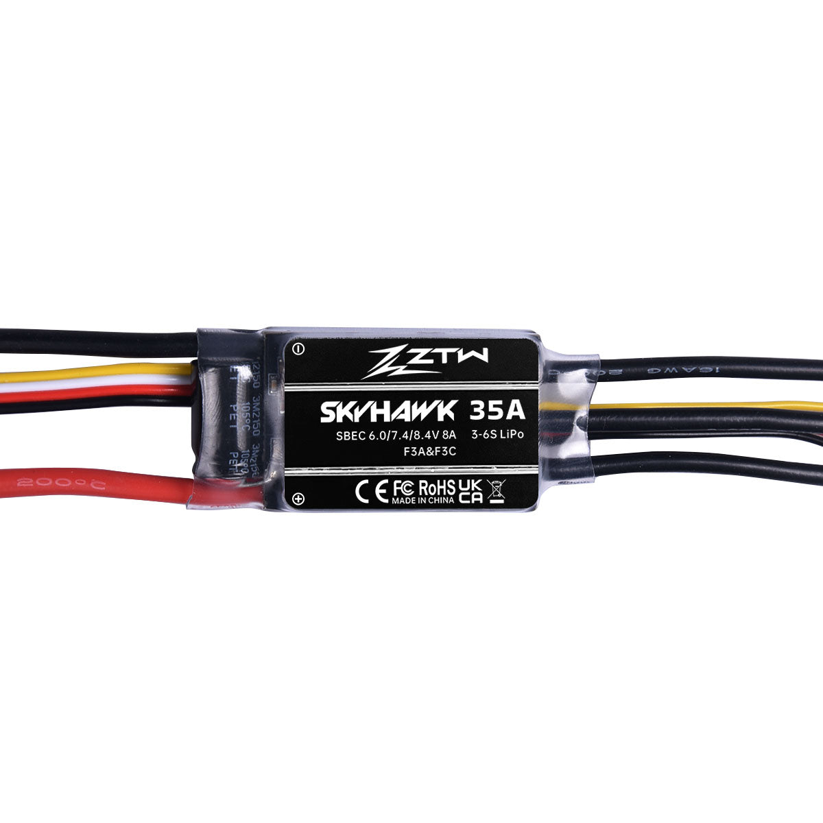 ztw-skyhawk-35a-esc-heli-regler-3-6s-sbec-telemetrie image 2