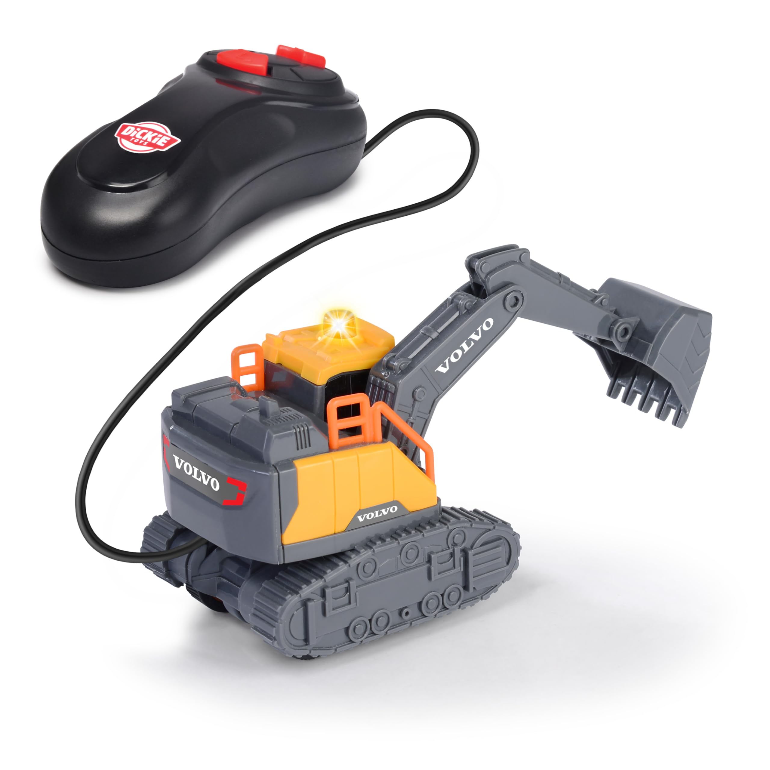 dickie-toys-go-crazy-volvo-bagger-14-cm-mit-kabelfernsteuerung image 2
