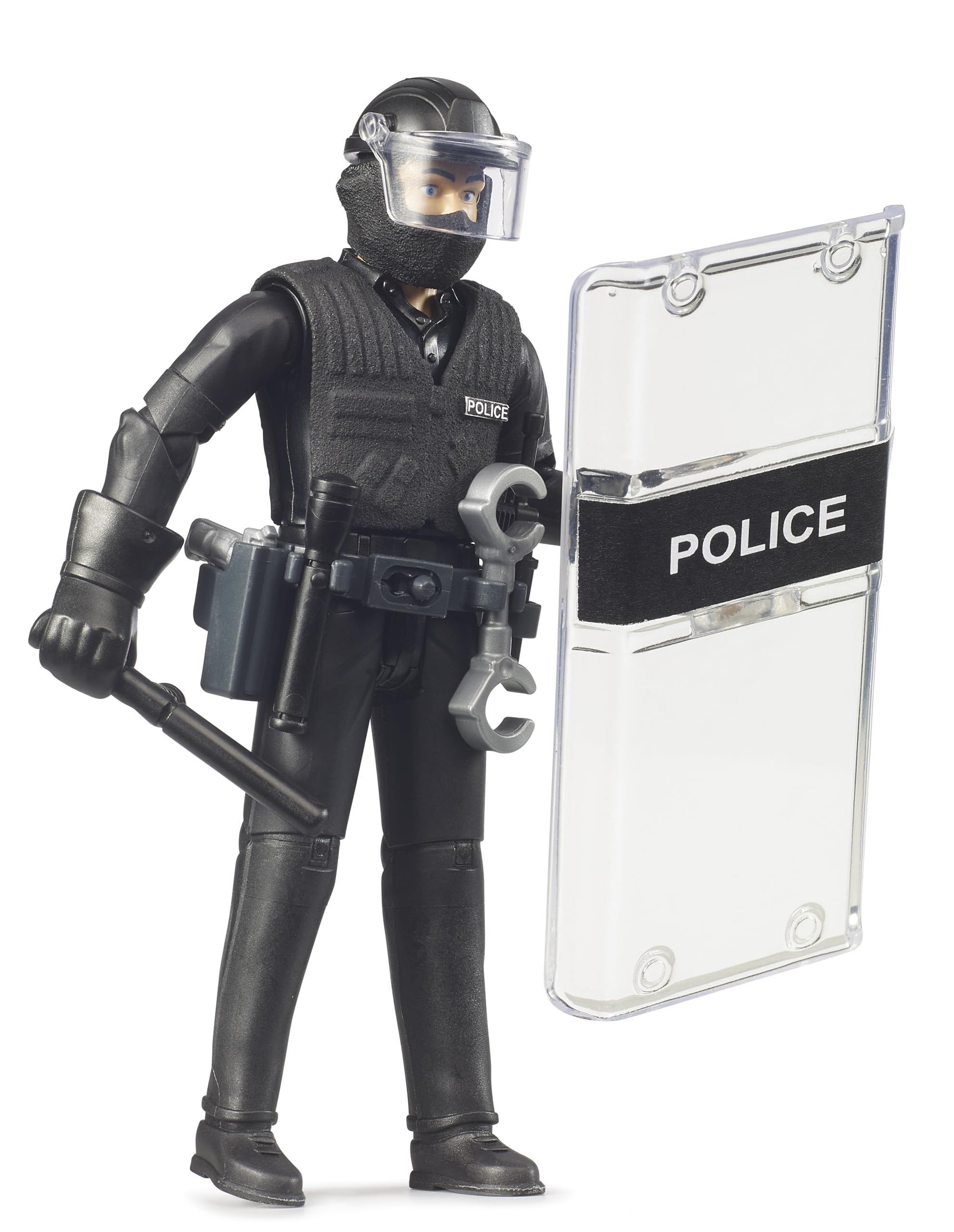 bruder-bworld-police-special-forces-figur-62151-mit-schild image 1
