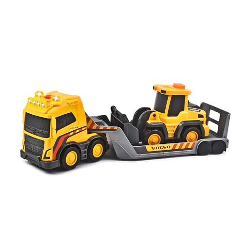 dickie-toys-go-real-volvo-truck-team-spielzeug-lkw-32-cm-mit-radlader image 8