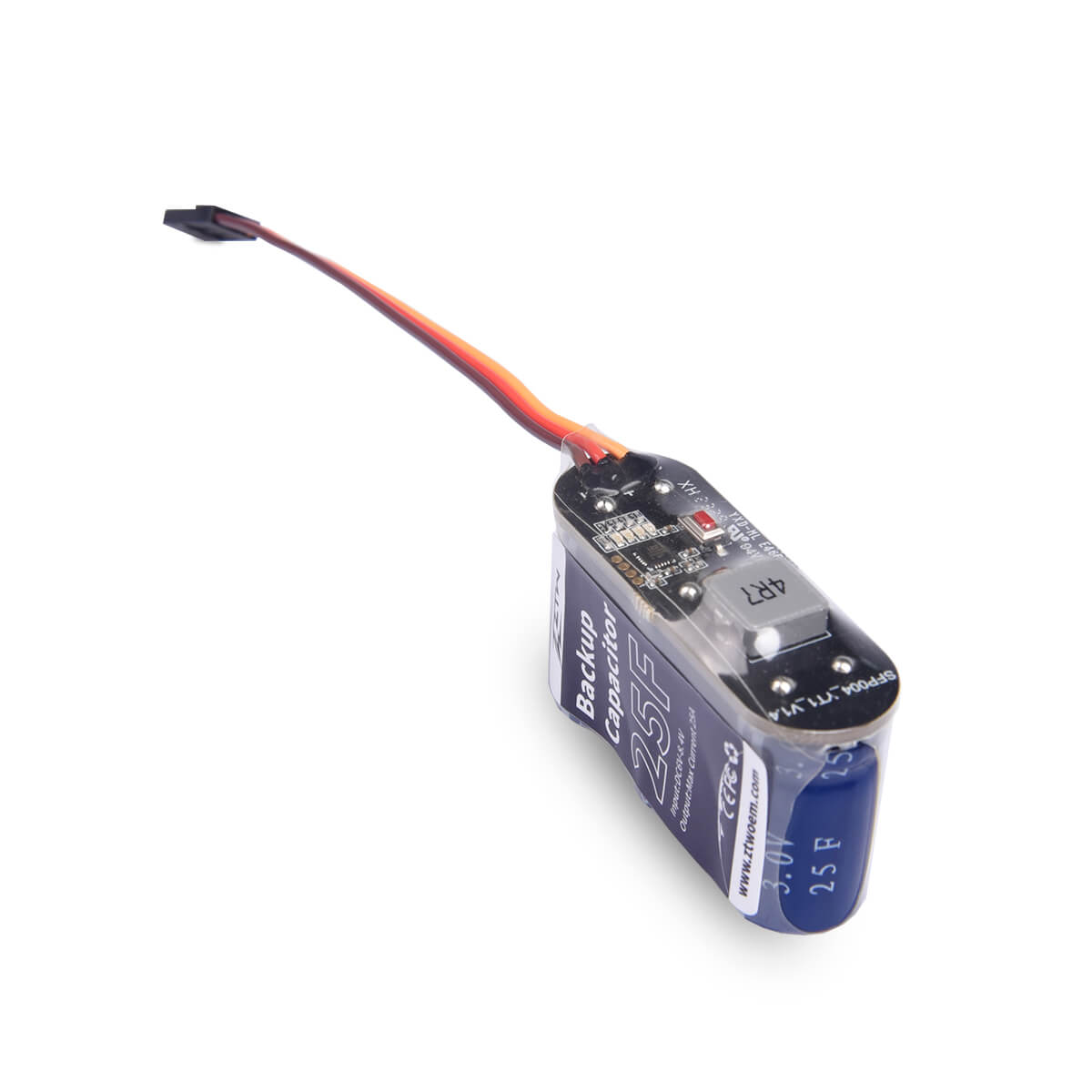ztw-kondensator-puffer-25f-bec-backup-6v-25a-helikopter image 4