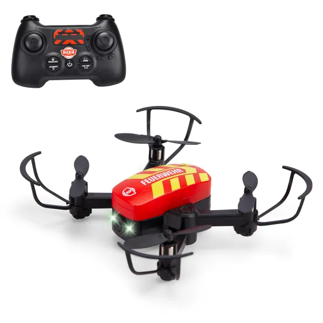 dickie-sos-rc-fire-drone-12-cm-feuerwehr-drohne-mit-licht image 1