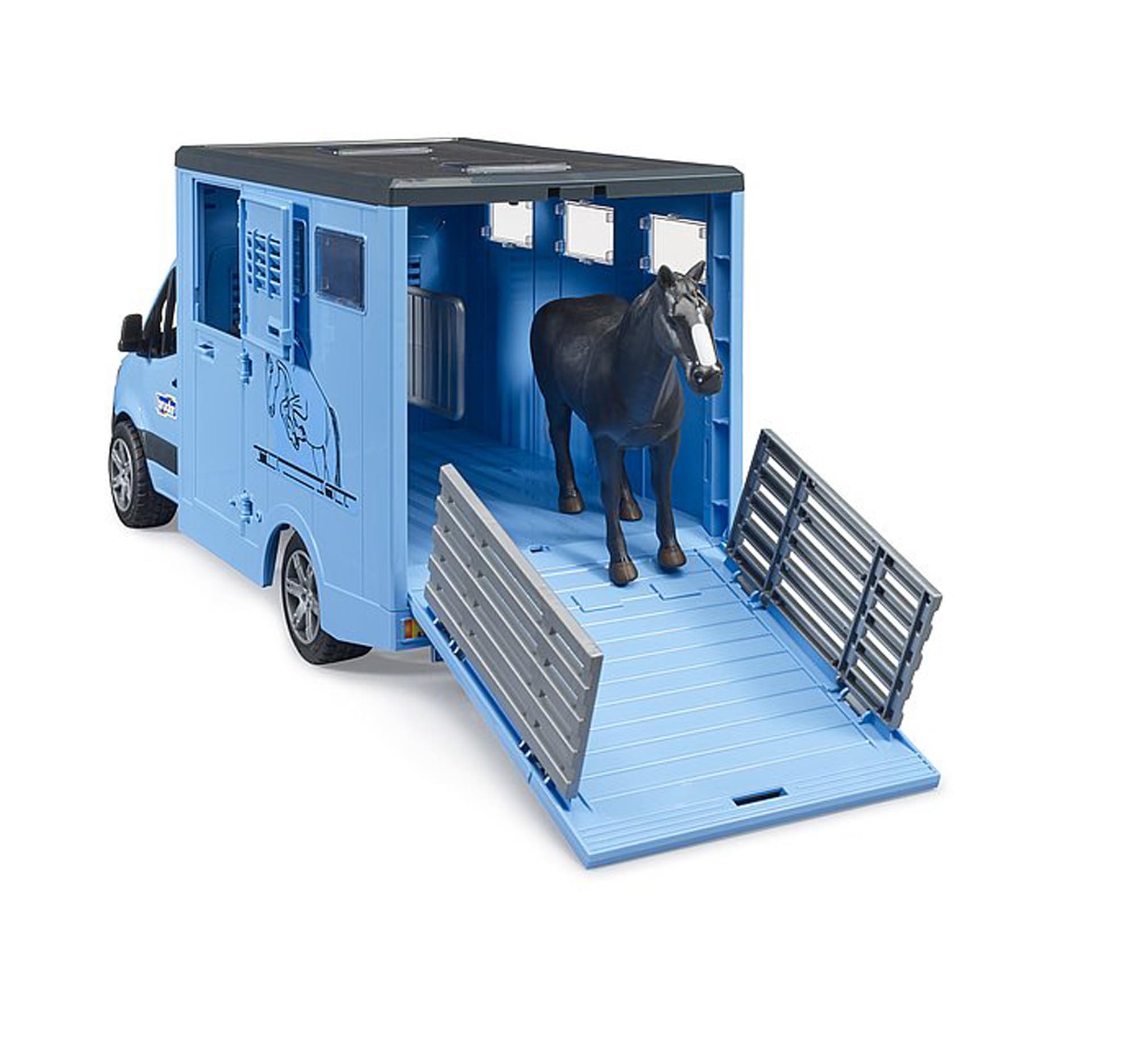 bruder-profi-02674-mb-sprinter-tiertransporter-1-16-mit-pferd image 4
