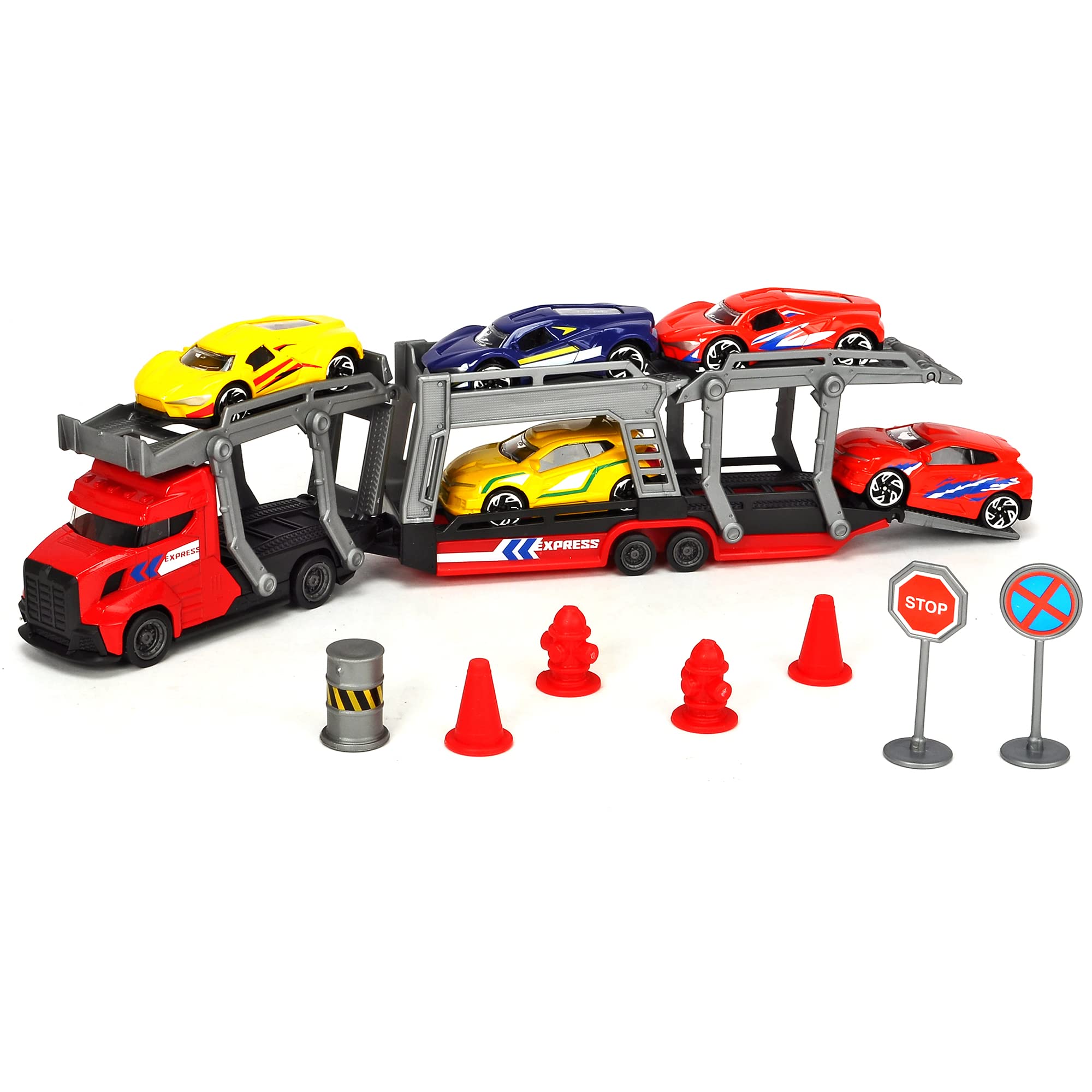dickie-go-real-transporter-set-spielzeugtransporter image 1