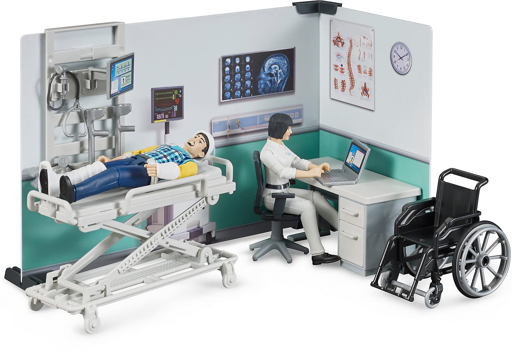bruder-bworld-62711-krankenstation-spielset-mit-figuren image 7