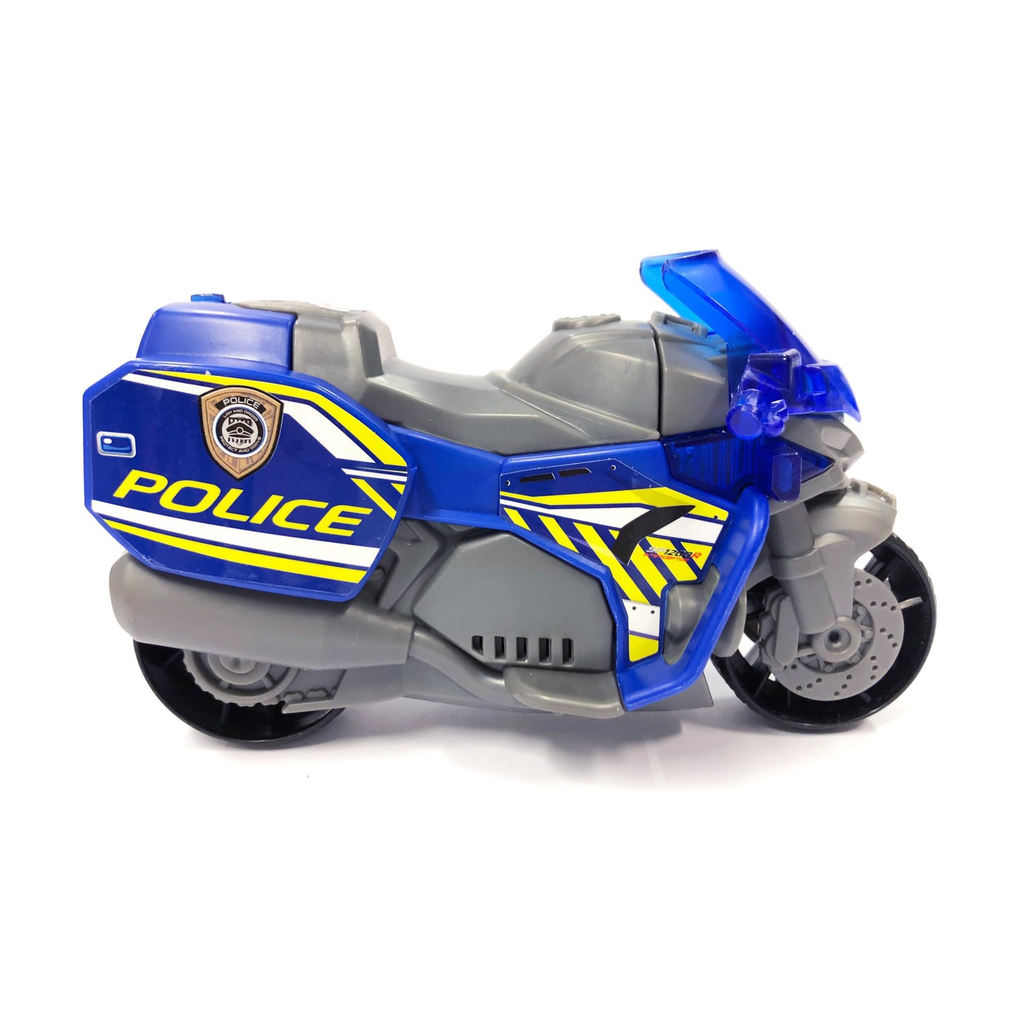 dickie-sos-polizei-motorrad-203302031-spielzeugmotorrad-15cm-licht image 4