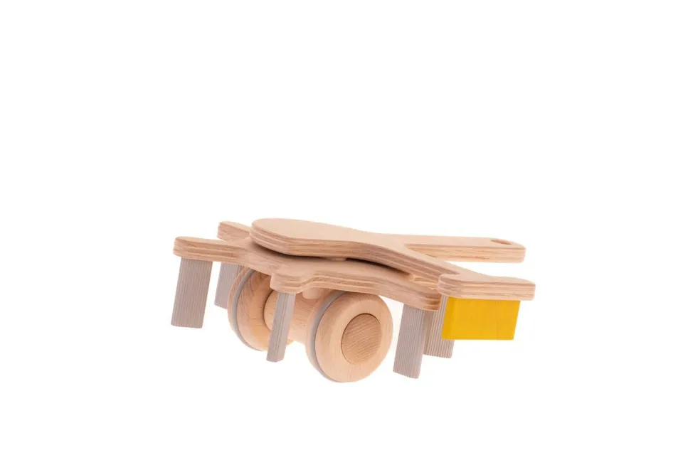 dynamiko-kreiselschwader-heuwender-holz-f-r-holztraktor image 1