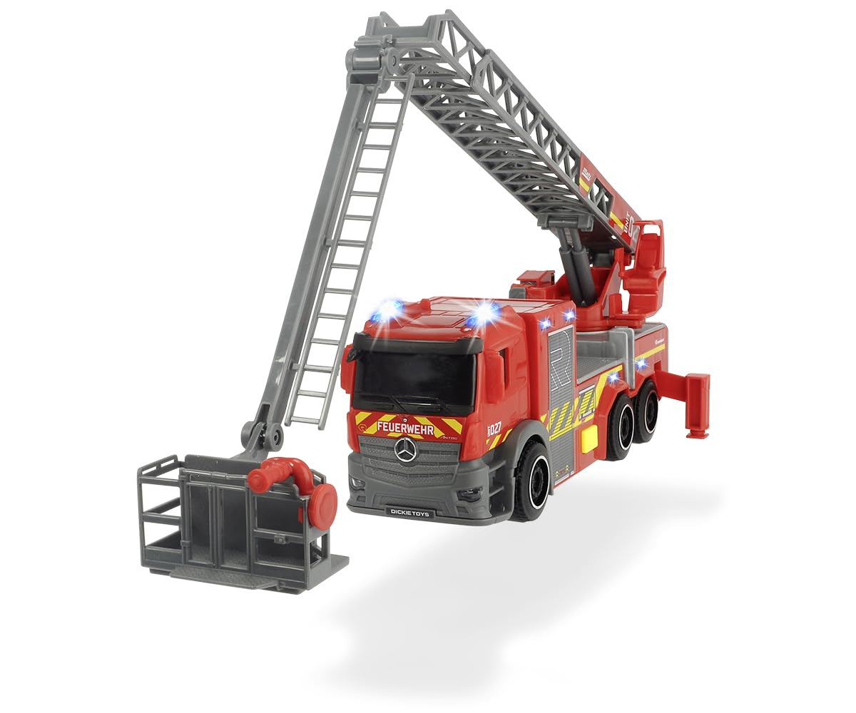dickie-toys-sos-feuerwehr-drehleiter-feuerwehrauto-licht-sound image 3