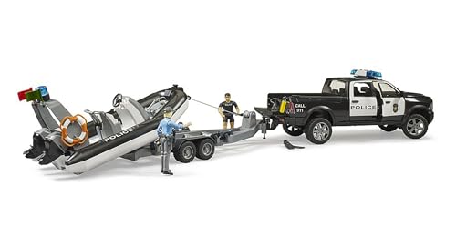 bruder-profi-02507-ram-2500-polizei-pickup-boot-anh-nger-1-16 image 8
