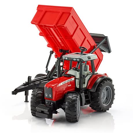 bruder-profi-massey-ferguson-7480-traktor-mit-anh-nger image 5