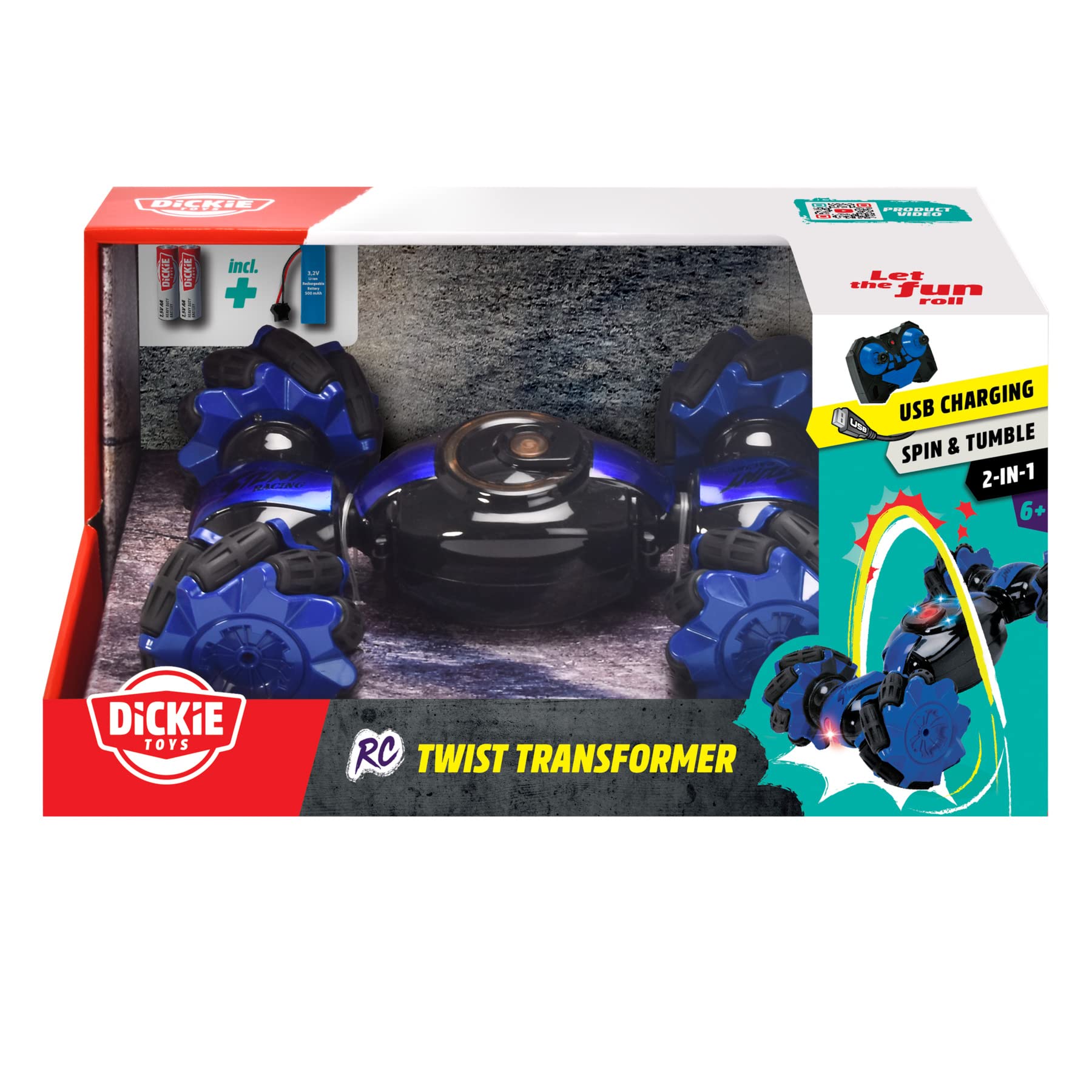 dickie-toys-go-crazy-rc-twist-transformer-10-km-h image 7